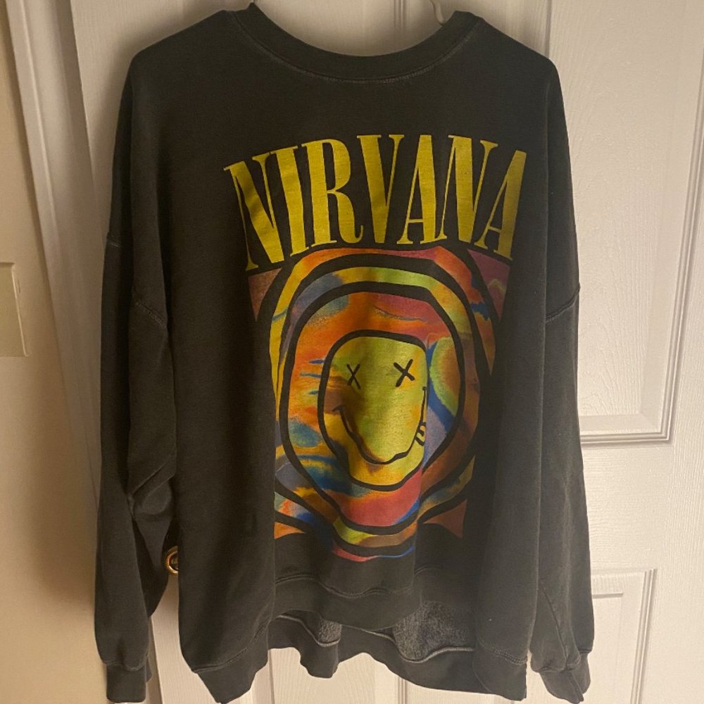 Vintage oversized Nirvana Crewneck